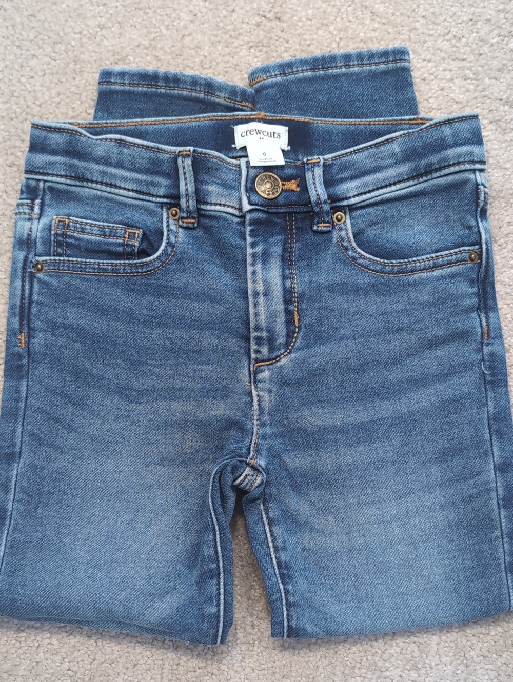 Crewcuts Medium Blue Girls' Denim Jeans